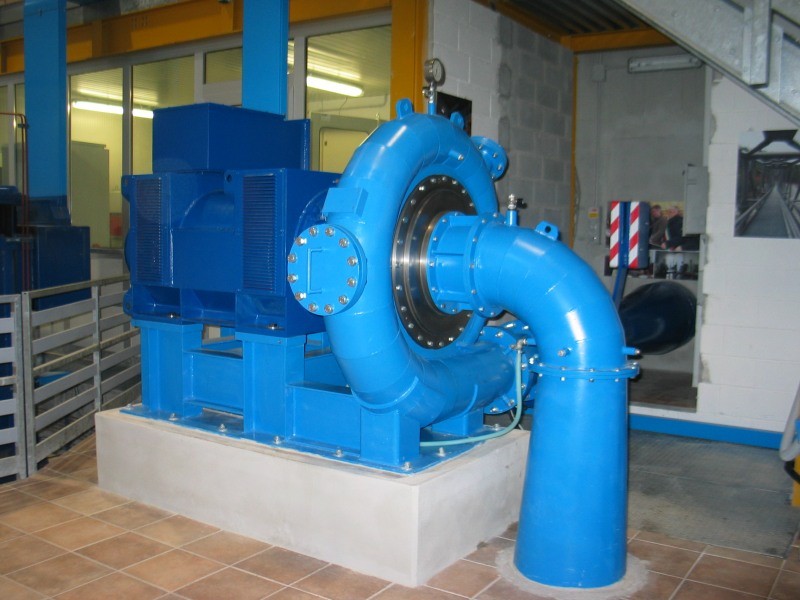 turbina centrale idroelettrica
