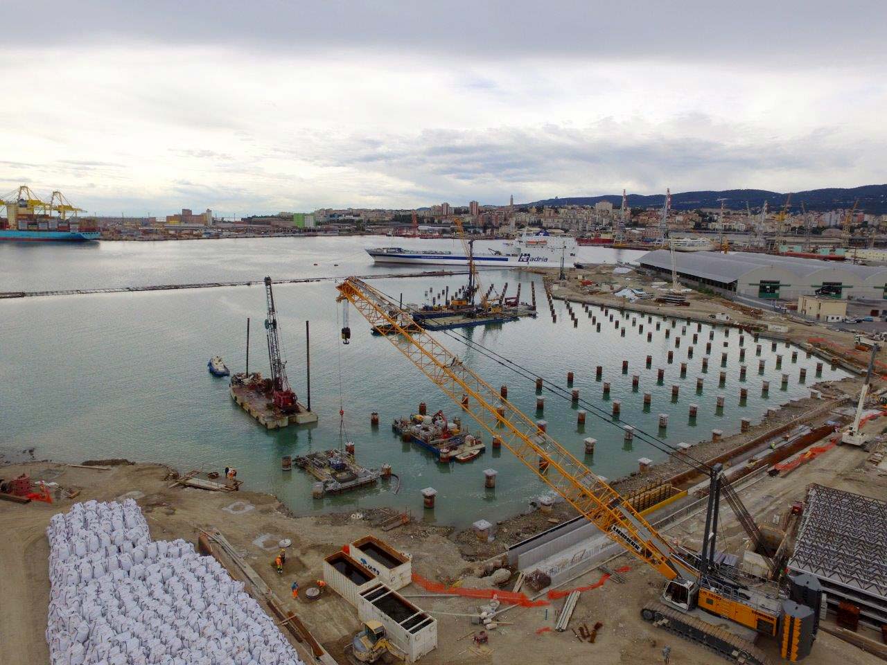 realizzazione nuova piattaforma loggistica a Trieste