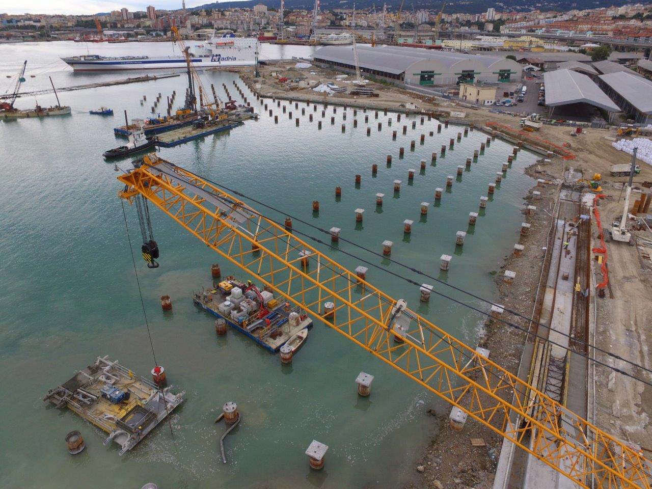 realizzazione piattaforma loggistica porto Trieste